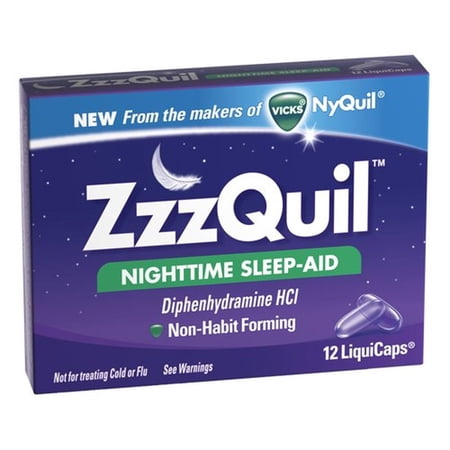 Vicks ZzzQuil Nighttime Sleep Aid (Pack of 6)