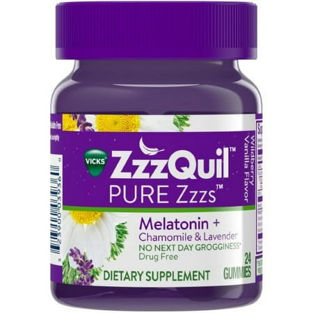 Vicks ZzzQuil Pure Zzzs Gummies (Pack of 12)