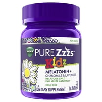 Vicks ZzzQuil Pure Zzzs Sleep Aid Kids Melatonin Gummies, Melatonin 1mg for Children, 30 Count