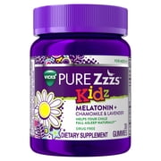 ZzzQuil PURE Zzzs Kidz, Kids Melatonin Gummy, Sleep Aid, Melatonin 1 mg, Berry Flavored, 30 Gummies
