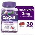 thumbnail interactive-video image 1 of ZzzQuil PURE Zzzs Melatonin Gummies, Sleep Aid, Melatonin 2mg, Wildberry Vanilla Flavored 30 Sleep Gummies, 1 of 9
