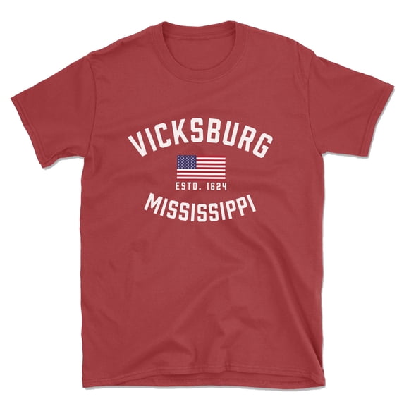 Vicksburg Mississippi Patriot Men's Cotton T-Shirt