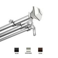 thumbnail image 1 of Vicky 13/16 inch Triple Curtain Rod 120-170" - Satin Nickel, 1 of 2