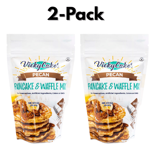 Vicky Cakes Pecan Pancake & Waffle Mix 2-Pack