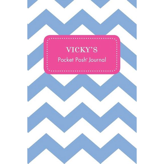 Vicky's Pocket Posh Journal, Chevron, (Paperback)