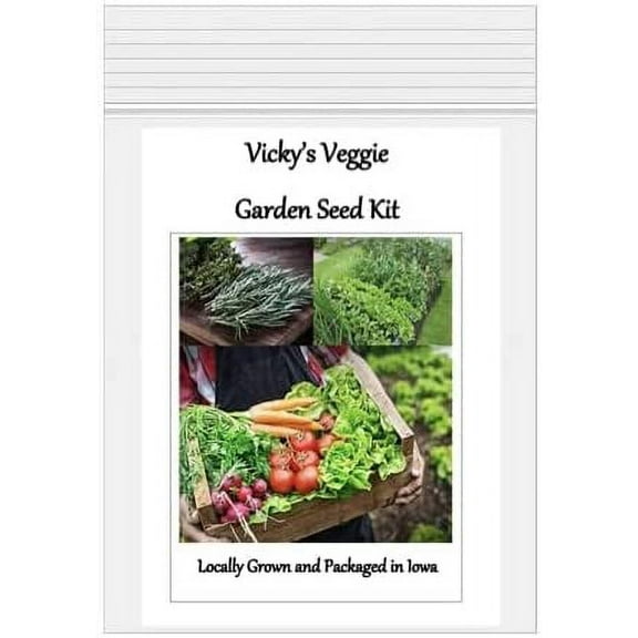 Vicky's Vegetable Garden Seed Kit | Grow 14 Different Types of Vegetables - Easy and Fun