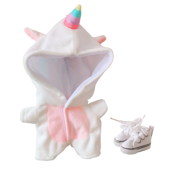 VickyPoP 7.8 Inch Stuffed Animals Clothes, Doll's Clothes Accessories - Onesies Pajamas Suit