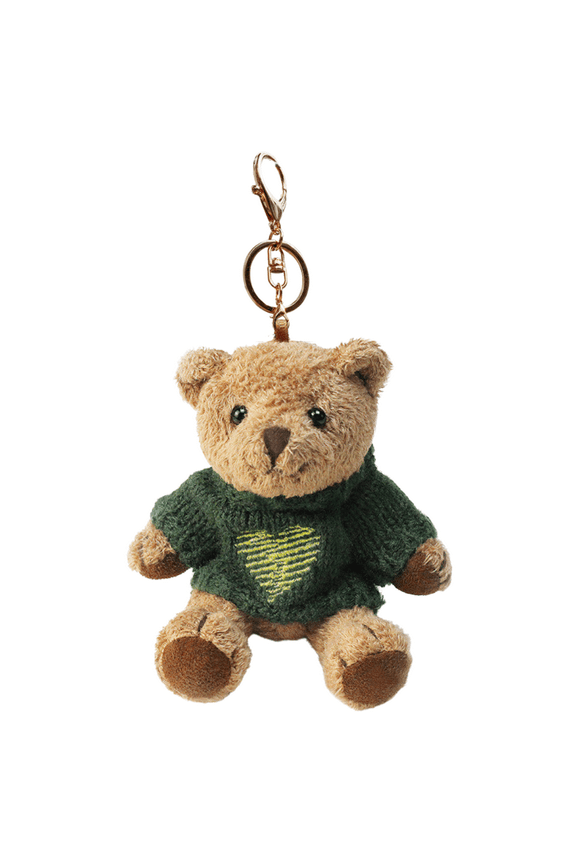 Cute Teddy Bear Keychain, Soft Bear Keyring Animal Backpack Pendant for Girls Boys