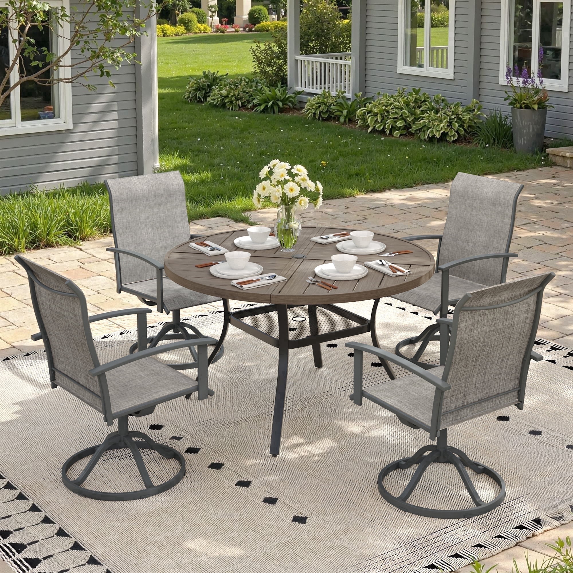 15 ft patio umbrella with base SUMMIT LIVING 15 ft Large Patio Umbrella with Base (Included) Double-Sided  Rectangular Outdoor Deck Umbrella for Outside