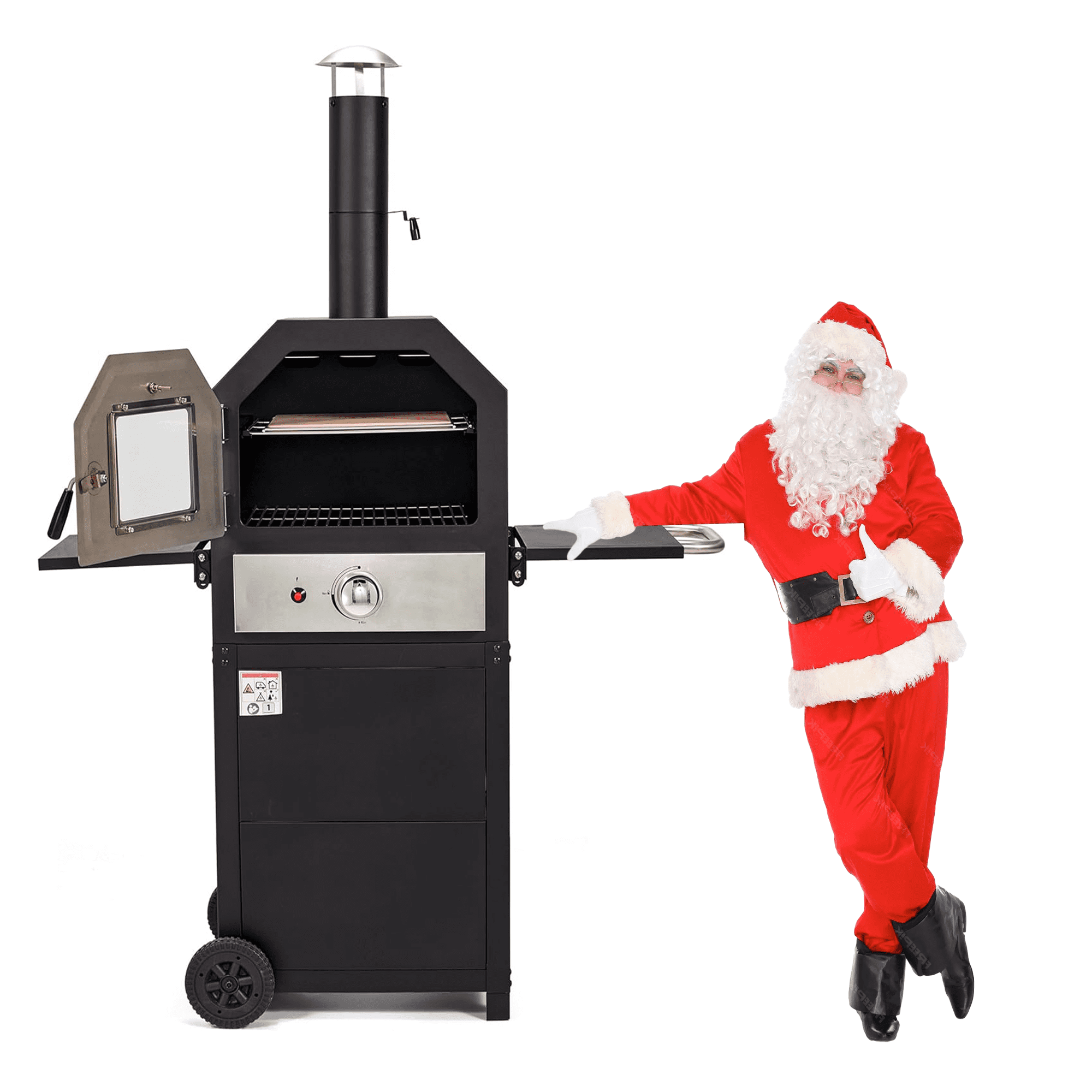 Ninja Woodfire 8-in-1 Outdoor Pizza Oven, 700°F High-Heat Roaster, BBQ  Smoker with Woodfire Technology, Includes Cover & Pizza Peel, Electric -  Sam's Club