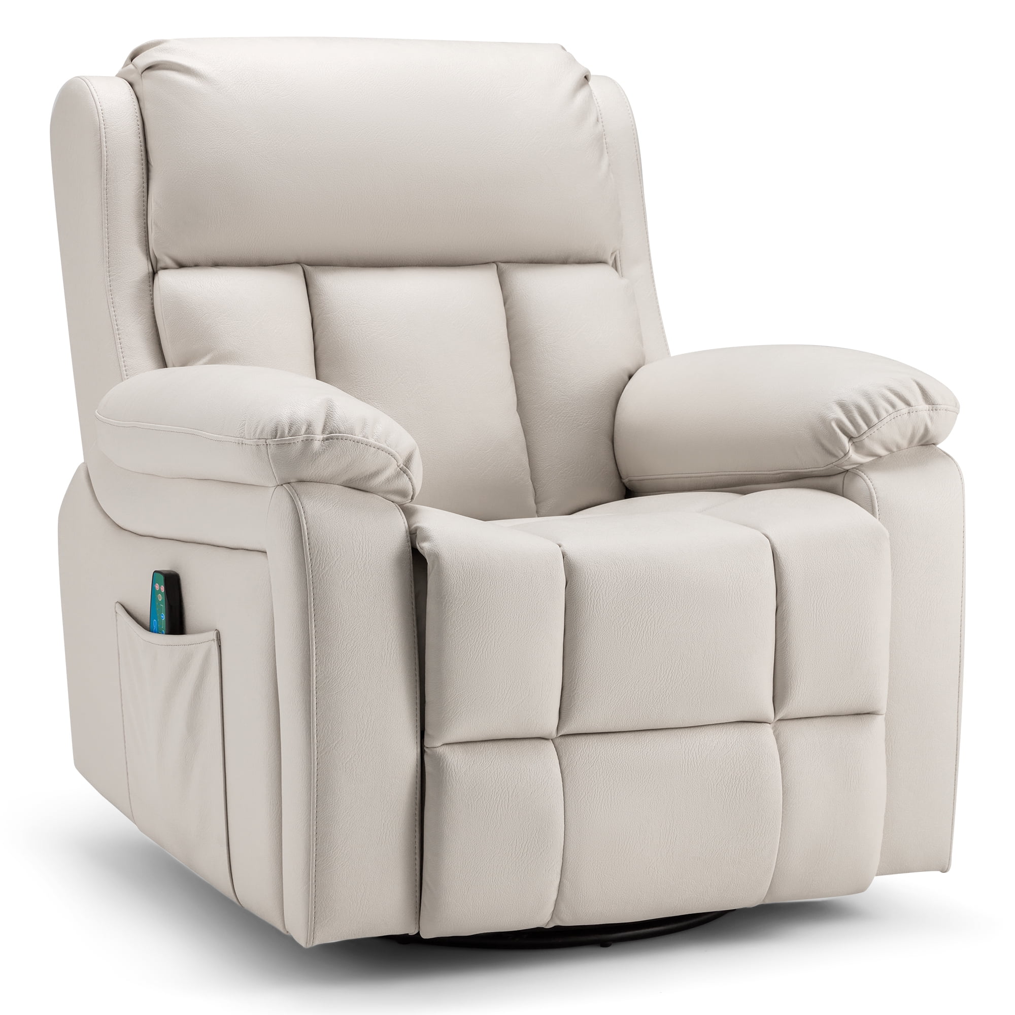 Vicluke Microfiber Technology Cloth Massage Recliner Chair with Heated