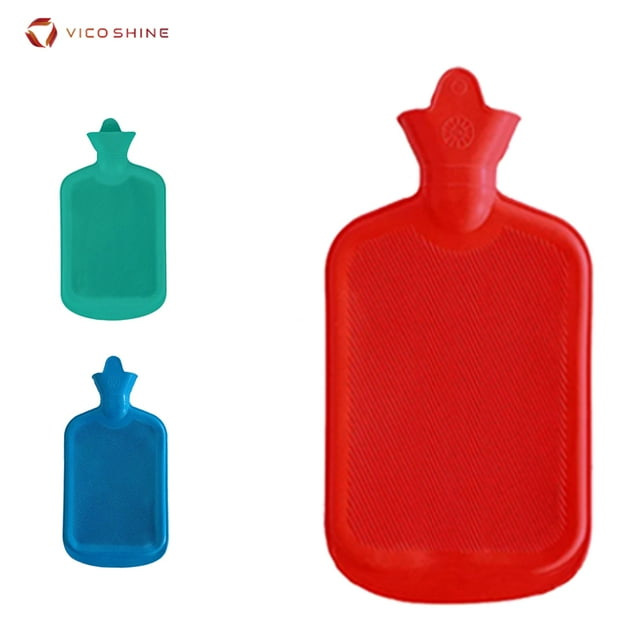 Vico Shine Classic Rubber Hot Water Bottle Red Silicone Hot Water Bag