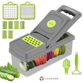 ColorLife Series 10-In-1, 8 Blade Vegetable Slicer, Onion Mincer