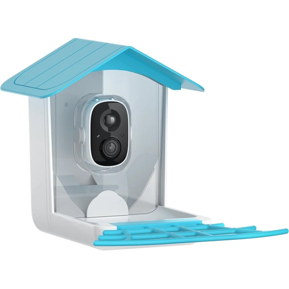 VicoHome Bird Feeder with Camera - AI Bird Recognition, Solar Powered Outdoor Birdhouse Cam with Night Vision, Motion Alerts, App Control, Cloud & SD Storage, IP65 Waterproof, 2K HD Live View, Wi-Fi