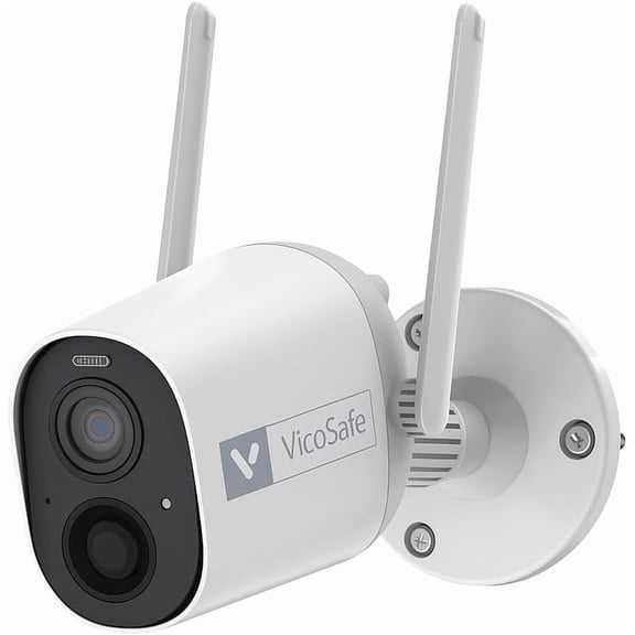VicoHome CG7 Outdoor Security Camera Wireless - Battery Powered 3MP WiFi Camera - 8 Months on Single Charge, Colour Night Vision, Weatherproof IP65, Motion Detection Notification System