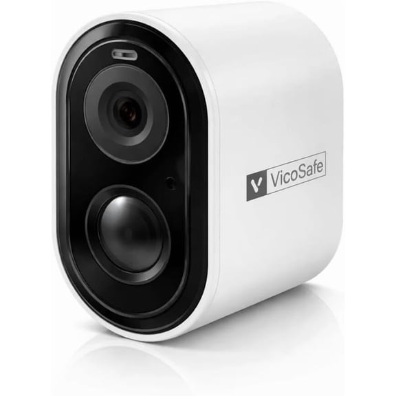 VicoHome Outdoor Security Camera Wireless X84, Full HD WiFi Camera, Night Vision, AI Motion Detection, Two-Way Talk, Weather-Resistant IP65, Cloud & SD Storage, Strong Battery up to 6 Months