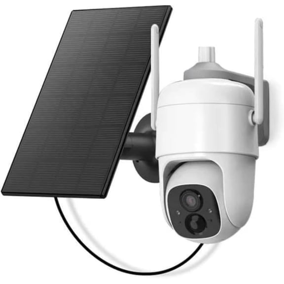 VicoHome Security Camera Outdoor Wireless with Solar Panel 2K Battery-Powered WiFi Camera, PTZ 360 Surveillance, Night Vision, AI Motion Detection, Two-Way Talk, Waterproof, Cloud & SD Storage