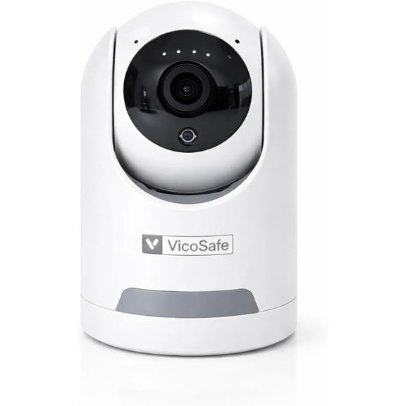 VicoHome X07 Indoor Security Camera 2K WiFi Pet & Baby Monitor with AI Motion Detection, Two-Way Audio, Night Vision, Compatible with Vicohome App, Alarm Notification, Cloud & SD Storage