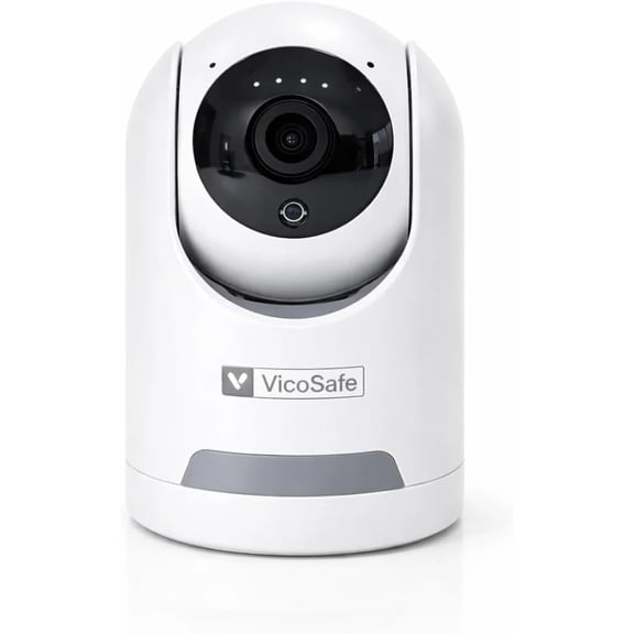 Vicohome X07 Indoor Security Camera, 2K WiFi Pet & Baby Monitor, AI Motion Detection, Two-Way Audio, Night Vision, App Control, Alarm Notifications, Cloud & SD Storage