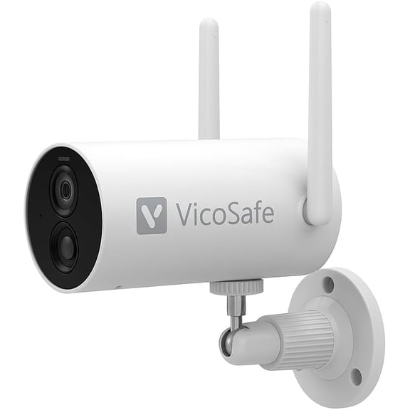 VicoHome X81 Outdoor Wireless Security Camera, 2K WiFi Battery Camera, Smart Motion Detection, Color Night Vision, Two-Way Audio, IP65 Waterproof, Cloud & SD Storage, Alexa Compatible