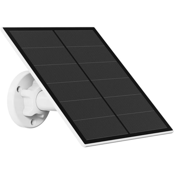 Vicohome 5W Solar Panel SP for Security Camera Outdoor WiFi - with Micro USB & USB-C Port for DC 5V Outdoor Rechargeable Battery Camera, 360 Adjustable Bracket, IP65 Waterproof