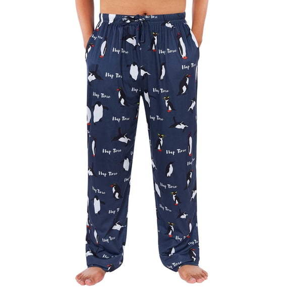 BounceUp Men's Pajama Pants Funny Graphic Sleepwear Pjs Bottoms with Elastic Waistband & Pockets Loungewear