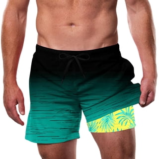 Vicojack Mens Swimming Trunks with Compression Liner Swim Shorts 5.5 inch Quick Dry Bathing Suit Anti Chafe Boardshorts