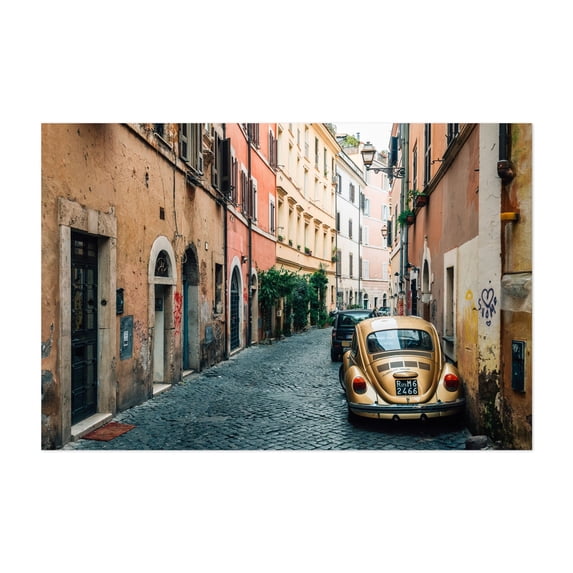 Vicolo del Bologna 02 - Rome Lazio Italy Photography Unframed Wall Art Print 12 x 18 inches