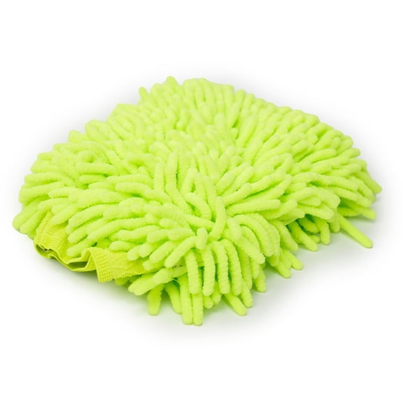 Vicrez Auto Care vac119 Scratch-Free Microfiber Wash Mitt (Lime Green)