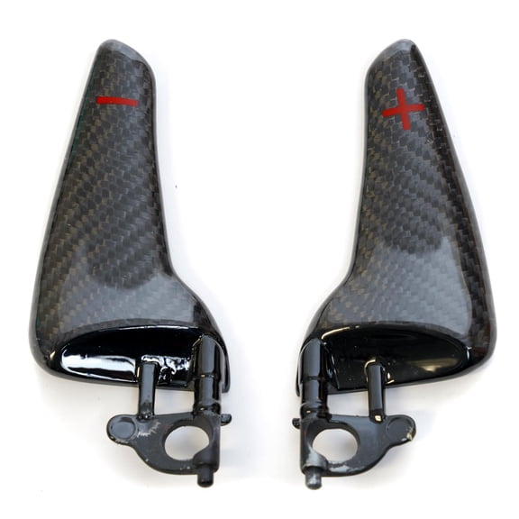 Vicrez Gloss Carbon Fiber Paddle Shifters vz102446 | Dodge Charger R/T, SRT 392, Hellcat 2015-2022