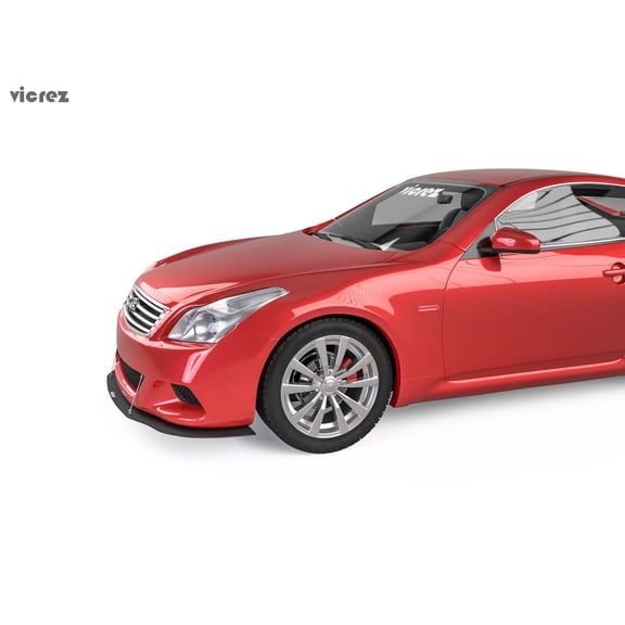 Vicrez VZ3 Style Front Bumper Splitter vz100695 | Infiniti G Coupe G37 Q60 2008-2015