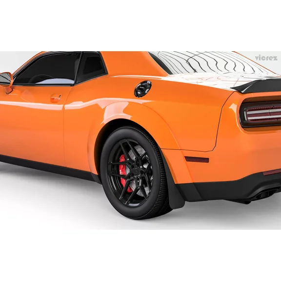 Vicrez Mud Flaps Rear vz101506 | Dodge Challenger Widebody 2008-2022