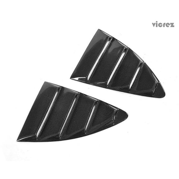 Vicrez VZ Carbon Fiber Quarter Window Louvers vz100864 | Scion FRS/ Subaru BRZ 2013-2017