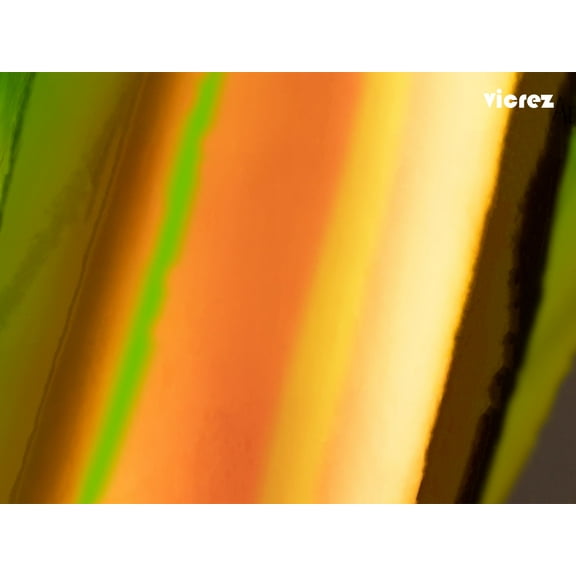 Vicrez Vinyl Car Wrap Film vzv10166 Chrome Gold Glare Holographic | 5ft. x 5 ft.