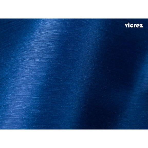 Vicrez Vinyl Car Wrap Film vzv10172 Brushed Blue Navy Aluminum | 5ft. x 25 ft.