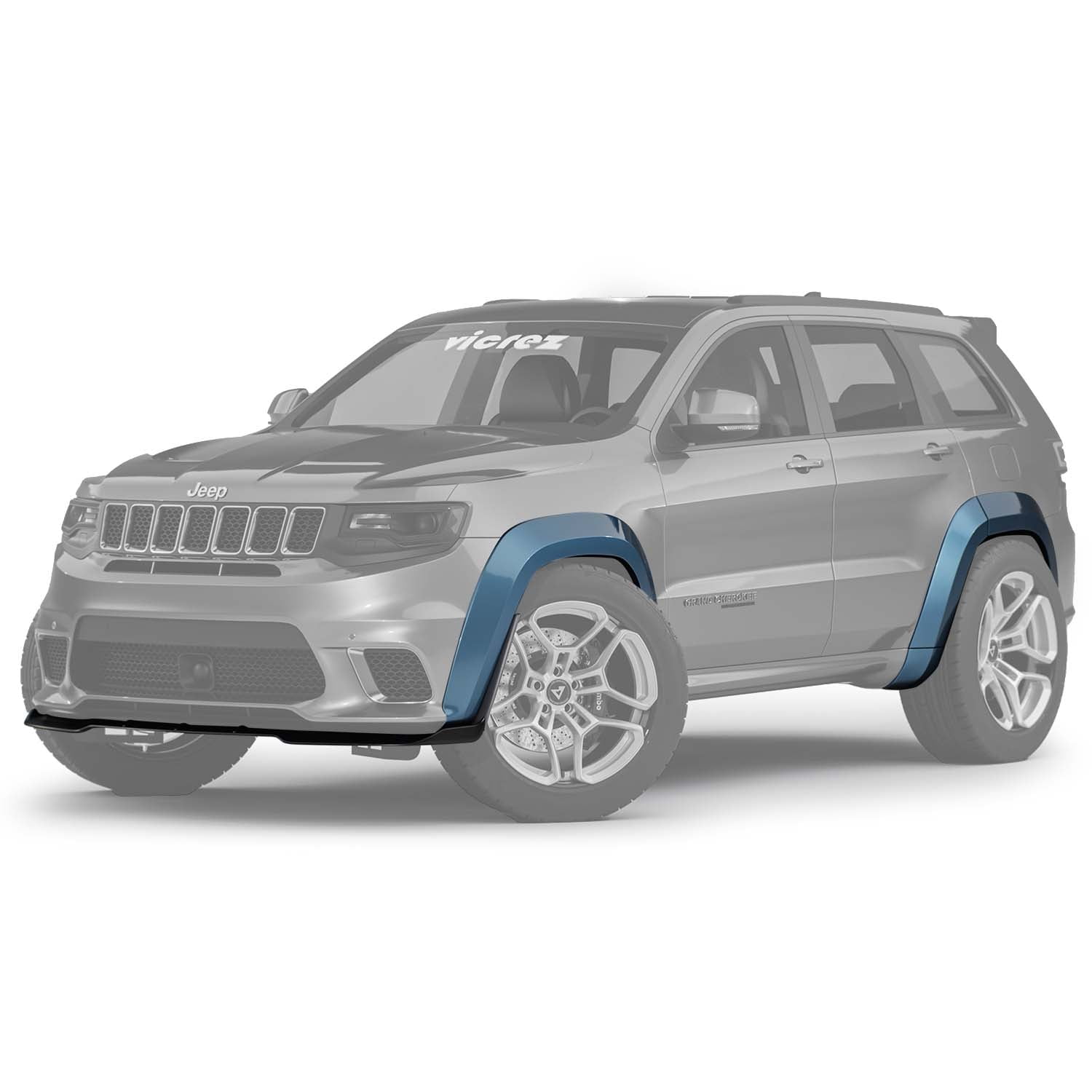 Driver Side Front Fender Assembly – Primed Steel For 2005-2010 Jeep Grand Cherokee (Left Side)