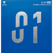 Victas V > 01 Stiff Table Tennis & Ping Pong Rubber - Max Red