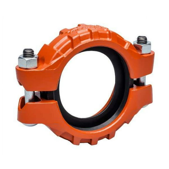 Victaulic L040177PEN 4" GRV Painted QuickVic DI Flex IPS CLPG F Steel W EHP Gasket