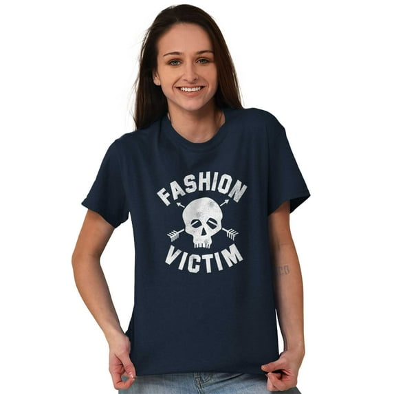 Victim Cute Edgy Confidence Style Women's Graphic T Shirt Tees Brisco Brands L
