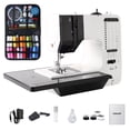 thumbnail image 1 of Victool 12 Stitches Mini Electric Sewing Machine with Sewing Table and 113 Pcs Sewing Kit Portable Sewing Machine with Dual Speed for Beginners, 1 of 11