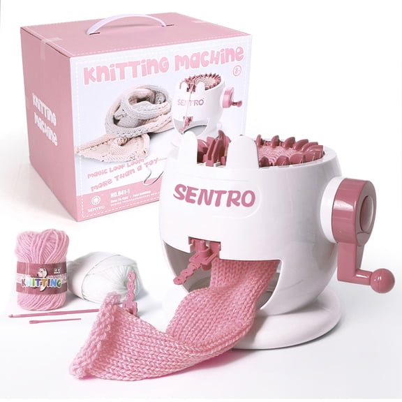 Victool 22 Needles Knitting Machine Handmade Knitting Crochet Machine Kit for Scarves Hats Gloves Socks