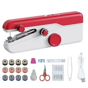 Victool Mini Sewing Machine, Handy Handheld Sewing Machine with Sewing Kit, Electric Quick Stitch Tool