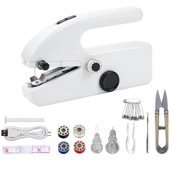 Victool S1 Portable Mini Sewing Machine w/Two Speed Modes Handheld Sewing Machine for Beginners Adults