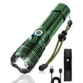 thumbnail image 1 of Victoper Green LED Flashlights, High Powered High Lumens Super Bright Tactical Flashlight, Rechargeable, 5 Modes Zoomable Waterproof Flash Lights for Emergency, Outdoor, Home, Camping, Hiking, 1 of 7