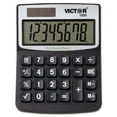 thumbnail image 1 of Victor 1000 Minidesk Calculator, Solar/, 8-Digit Lcd, 1 of 9