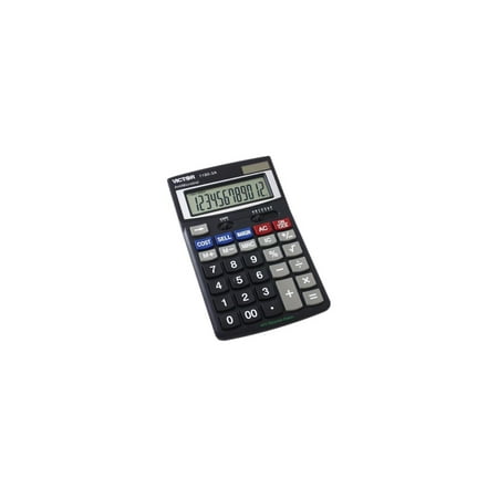 Victor 1180-3A Antimicrobial Desktop Calculator, 12-Digit LCD