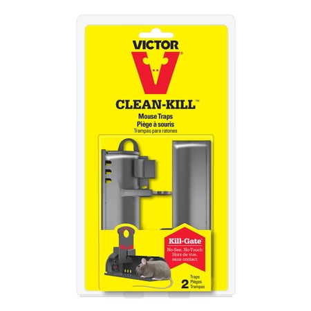 Victor 2-Pack Clean-Kill Mouse Trap