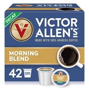 Victor Allen's Coffee Decaf Morning Blend, Light Roast , 42 Count, Single Serve Coffee Pods for Keurig K-Cup Brewers