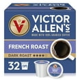thumbnail image 1 of Victor Allen's Coffee French Roast, Dark Roast, 32 Count, Single Serve Coffee Pods for Keurig K-Cup Brewers, 1 of 11