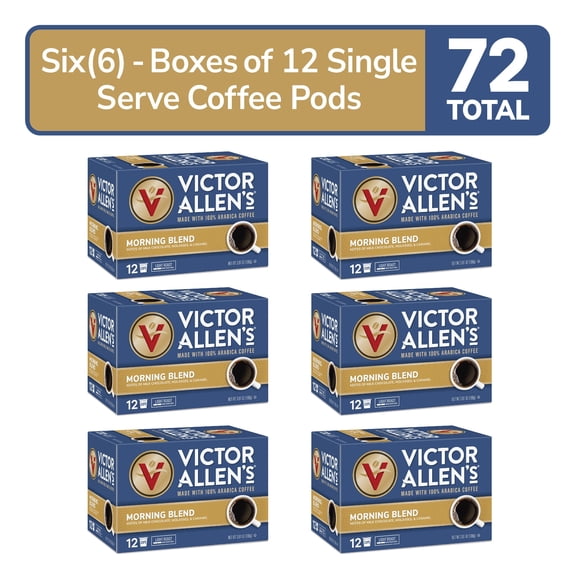 Morning Blend, Light Roast, Single Serve Coffee Pods for Keurig K-Cup Brewers